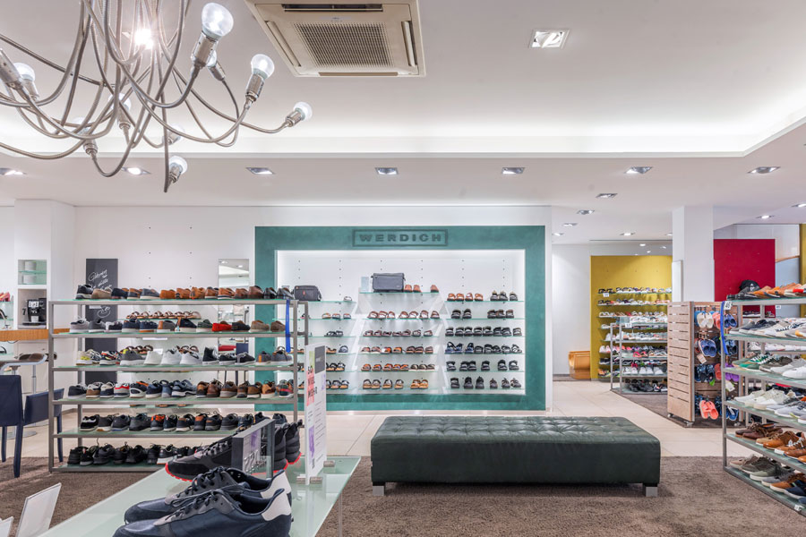 Werdich Schuhhaus Filiale Schuhe Auswahl Stimmungquer