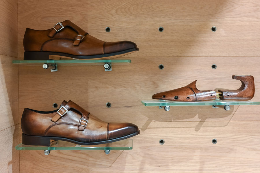 Werdich Schuhhaus Filiale Schuhe Regal Stimmungquer