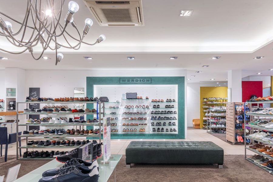 Werdich Schuhhaus Filiale Schuhe Auswahl Stimmungquer